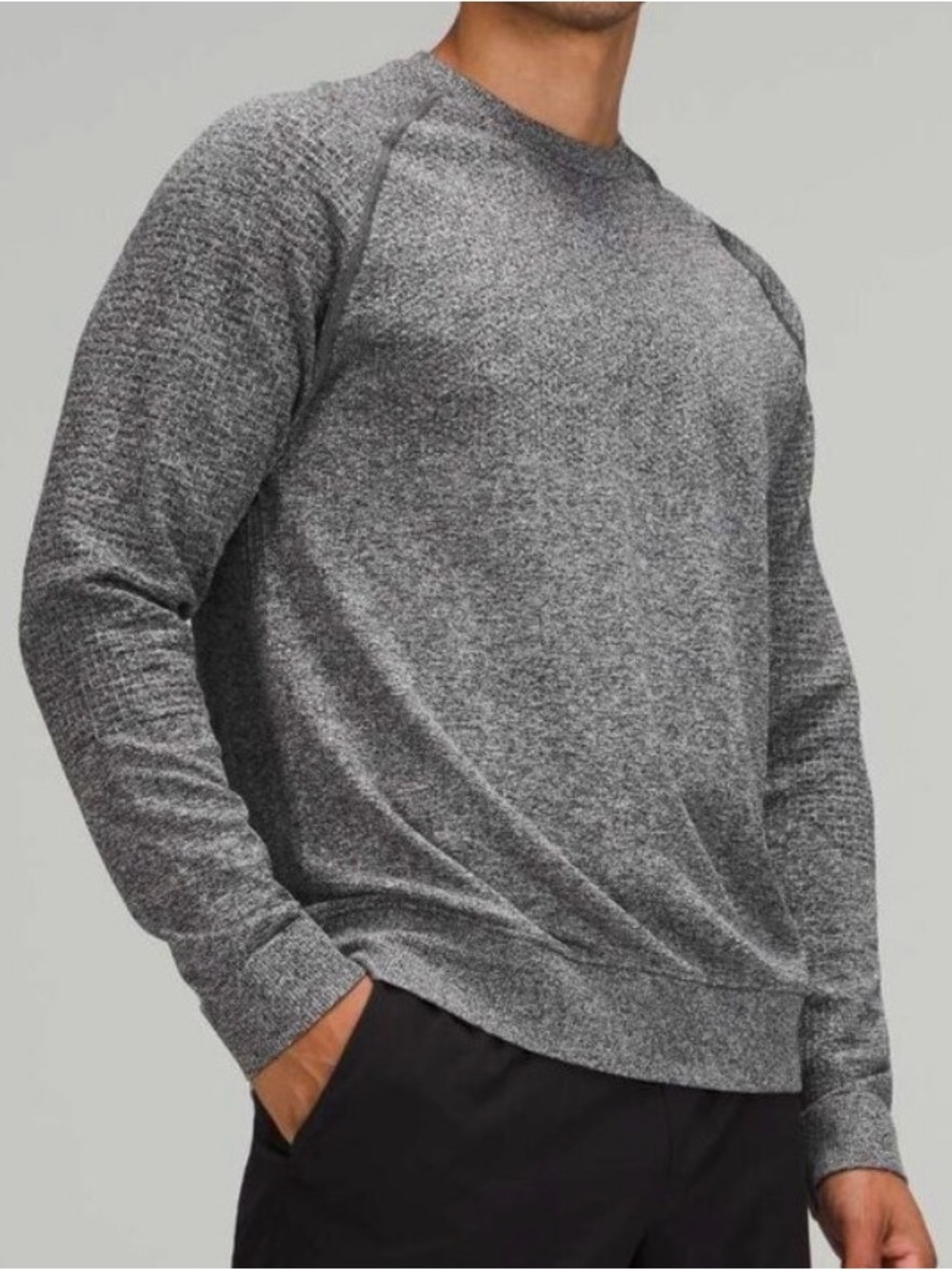 Lululemon athletica men's Engineered Warmth Long Sleeve Crew XS merino blend